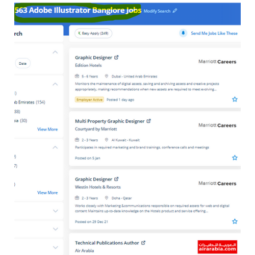 Adobe Illustrator internship jobs in Al Rayyan