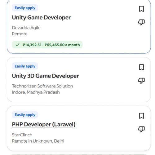 AI for Game Development internship jobs in Dukhan