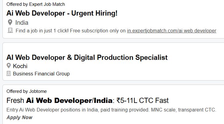 AI-Powered Web Development internship jobs in Al Rayyan