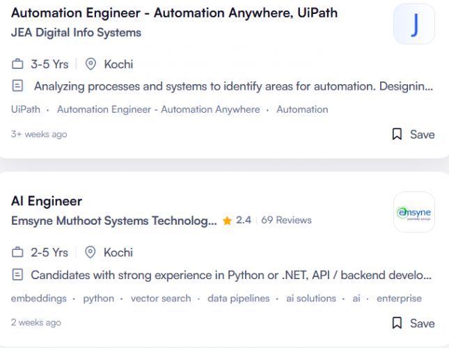 AI Workflow Automation internship jobs in Al Wakrah