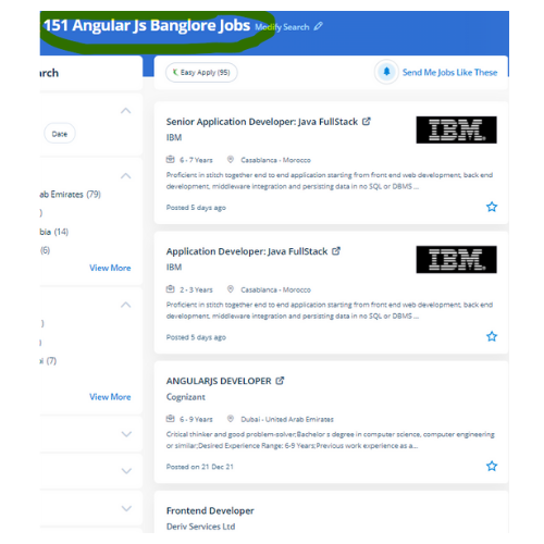 Angular JS internship jobs in Doha