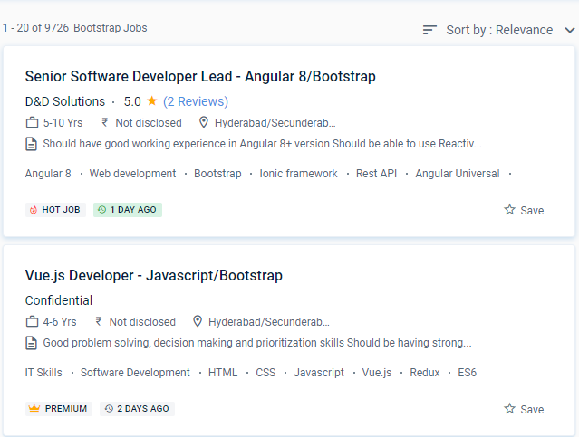 Bootstrap internship jobs in Mesaieed