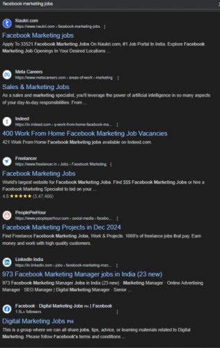 Facebook Marketing internship jobs in Al Wakrah