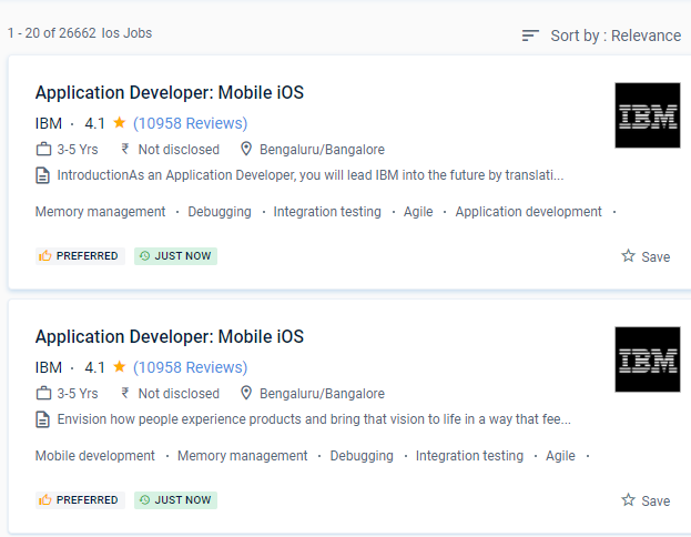 iOS internship jobs in Dukhan