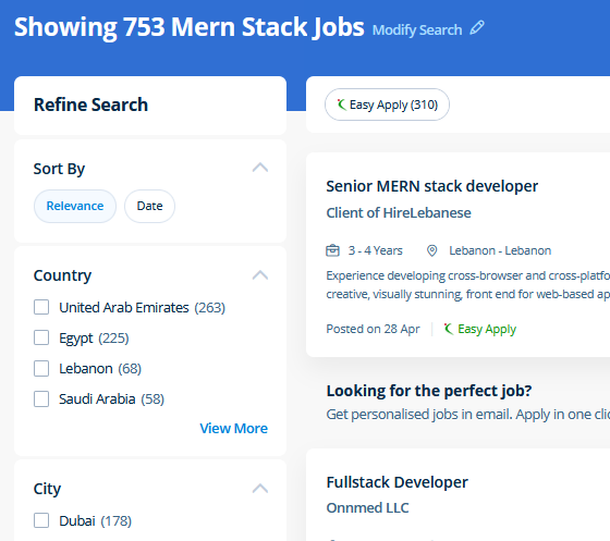 Mern Stack Development internship jobs in Al Wakrah
