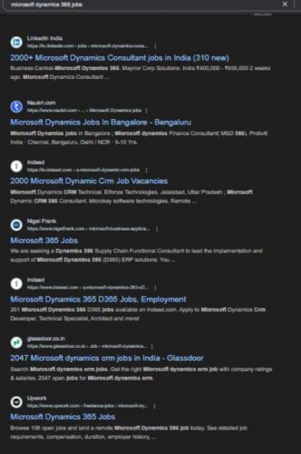 Microsoft Dynamics 365 internship jobs in Doha