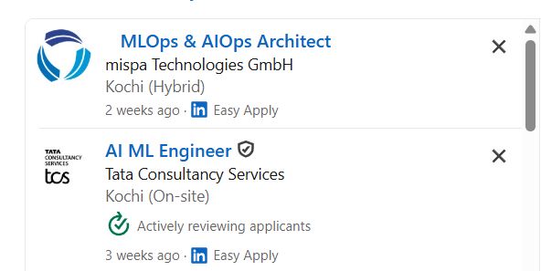 MLOps Engineering internship jobs in Mesaieed