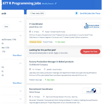R Programming internship jobs in Al Rayyan