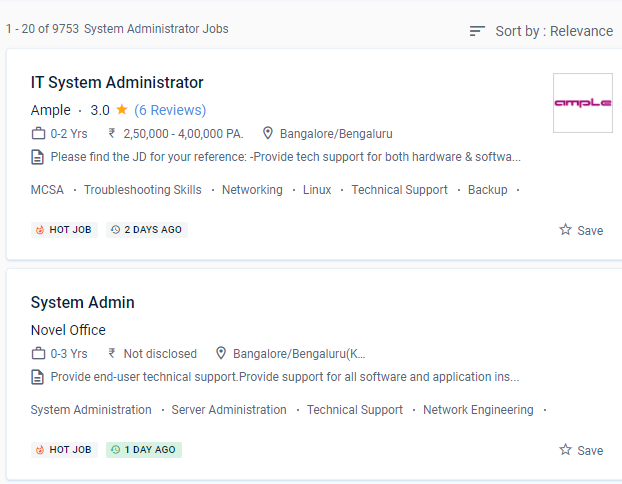 System Administration internship jobs in Al Rayyan