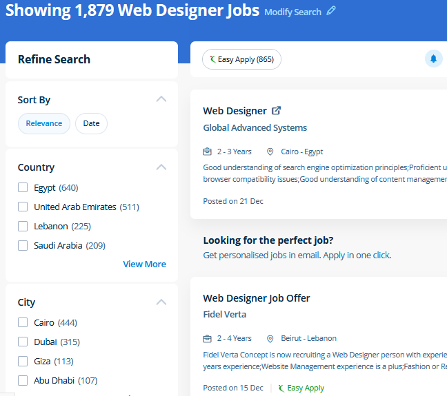 Web Design internship jobs in Mesaieed